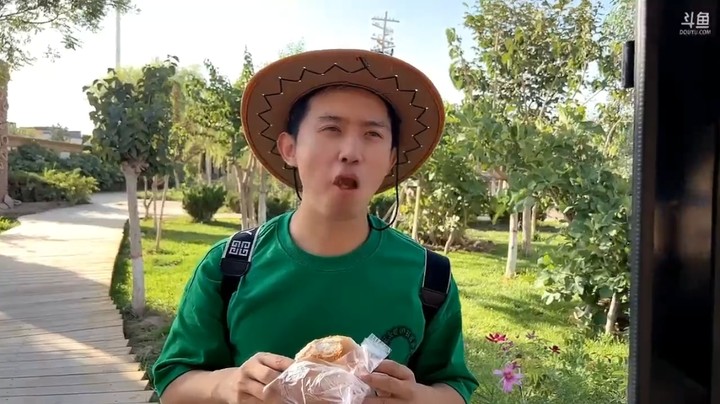 博哥和美女图图坐车在喀什旅游，真快乐啊