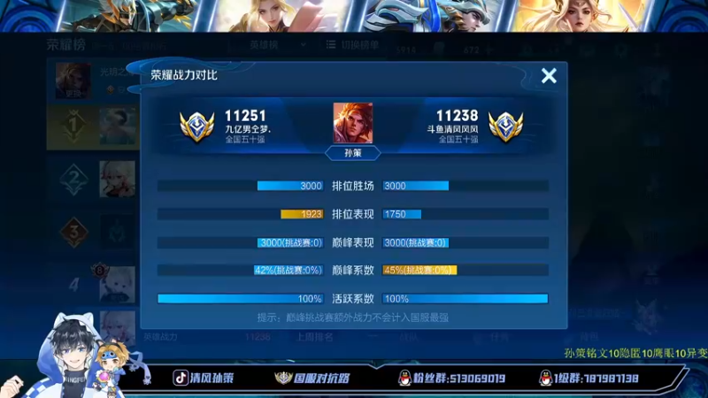 【2022-07-15 12点场】清风孙策：打会国标号表现分