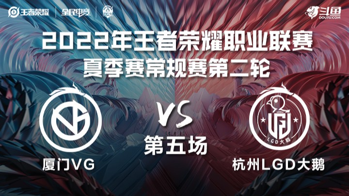 KPL夏季赛 厦门VG vs 杭州LGD大鹅 第五场