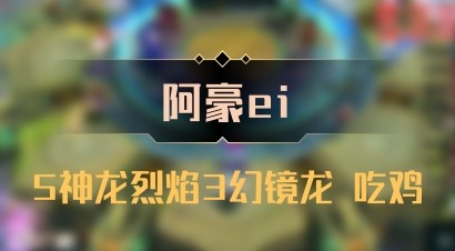 【阿豪ei】5神龙烈焰3幻镜龙 吃鸡