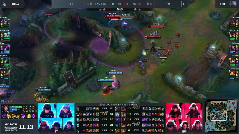 【英雄联盟】英雄联盟赛事的精彩时刻 20220719 02点场