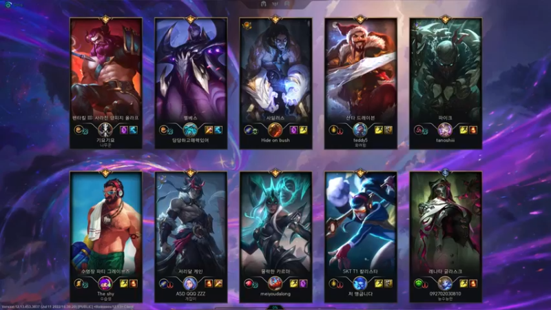 【2022-07-19 23点场】胖胖灬：胖胖OB：韩服TES RNG V5 JD