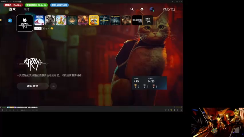 【2022-07-20 17点场】大黑单机：Endling Stray已完 开始刷杯