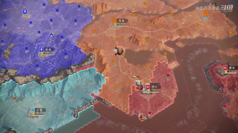 公孙瓒，目前重点工作是招揽武将