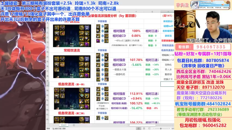 【2022-07-20 22点场】墨羽狼不是摸鱼娘：土罐碰瓷！新版本6大流派强度已出！