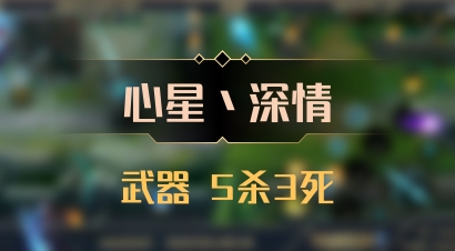 【心星丶深情】武器 5杀3死