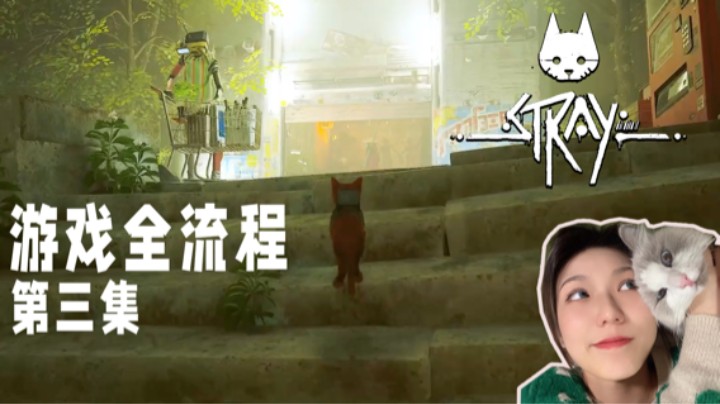 《Stray迷失》游戏全流程第三集 :) 它太懂猫了