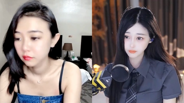 美女小姐姐小苏连麦真好看，好高冷的感觉啊