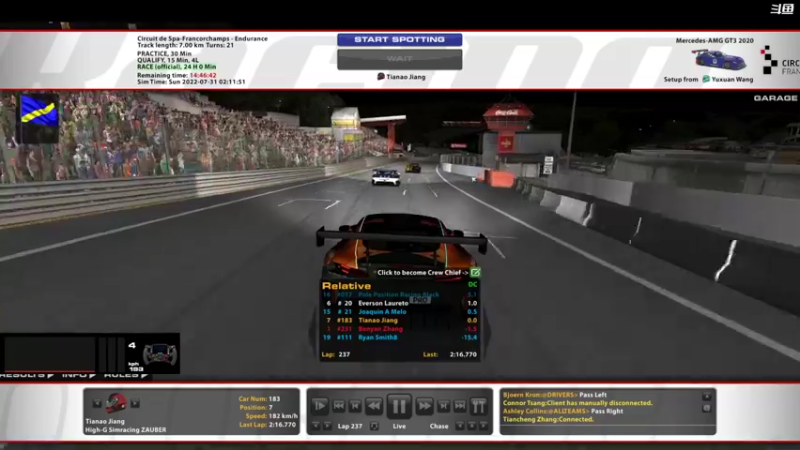 【2022-07-23 16点场】GetJinxed逗：24小时耐力赛 SPA iRacing