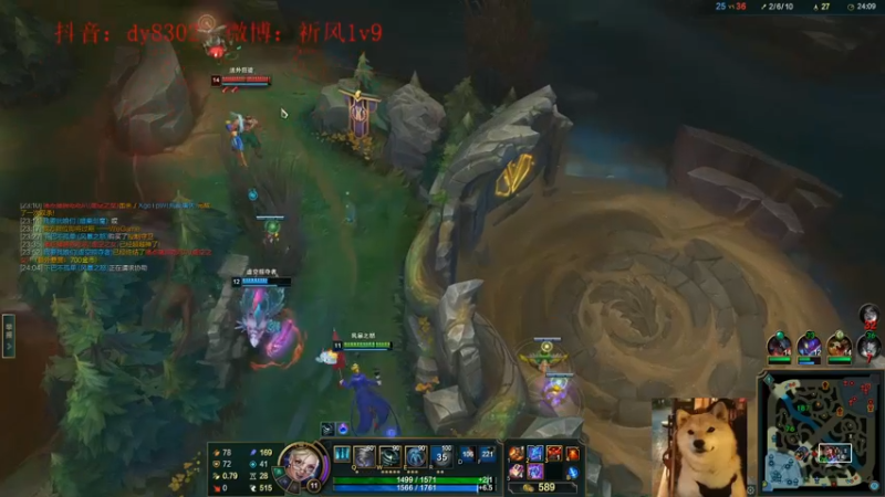 【2022-07-24 02点场】祈风1v9：国服第一VN！一个打八百多个！