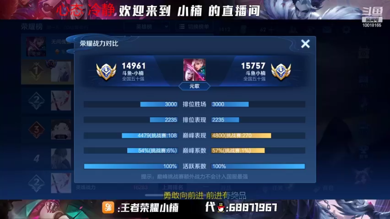 【2022-07-24 00点场】小楠ouo：【小楠】2322巅峰第一