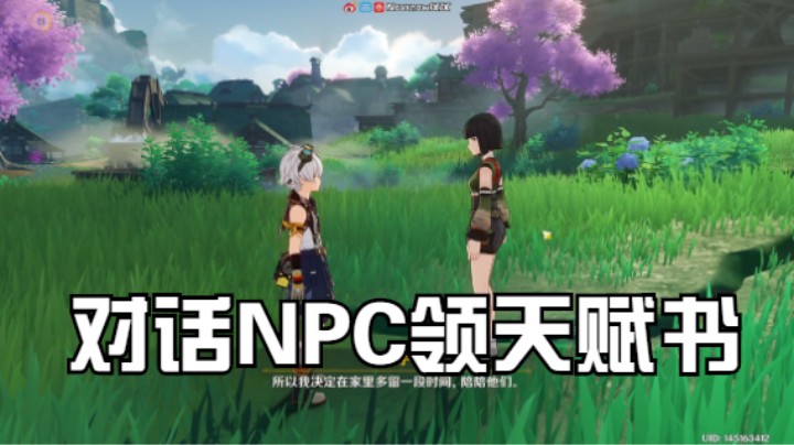 偶然发现一个对话给天赋的npc