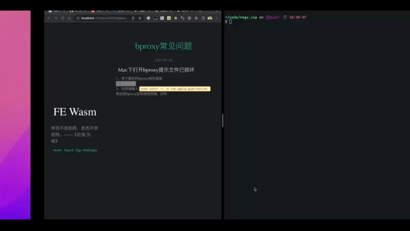 Mac下载的软件提示文件已损坏的解决办法 - bproxy