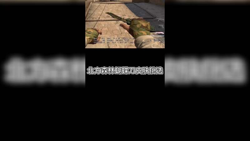 【csgo皮肤讲解】森林蝴蝶刀皮肤怎么挑?