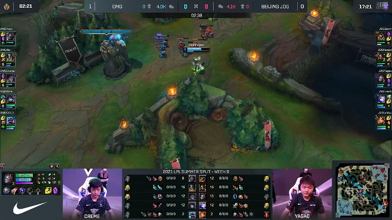 【英雄联盟】英雄联盟赛事的精彩时刻 20220728 00点场