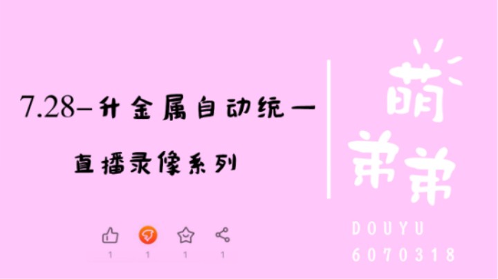 7.28-升金属自动统一