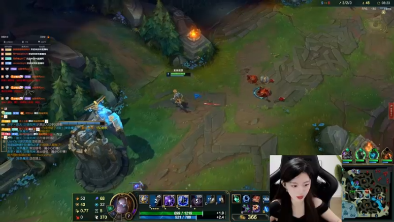 【2022-07-28 21点场】她打了个嗝儿：艾欧尼亚组排大师发条带飞