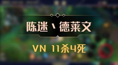 【陈迷丶德莱文】VN 11杀4死
