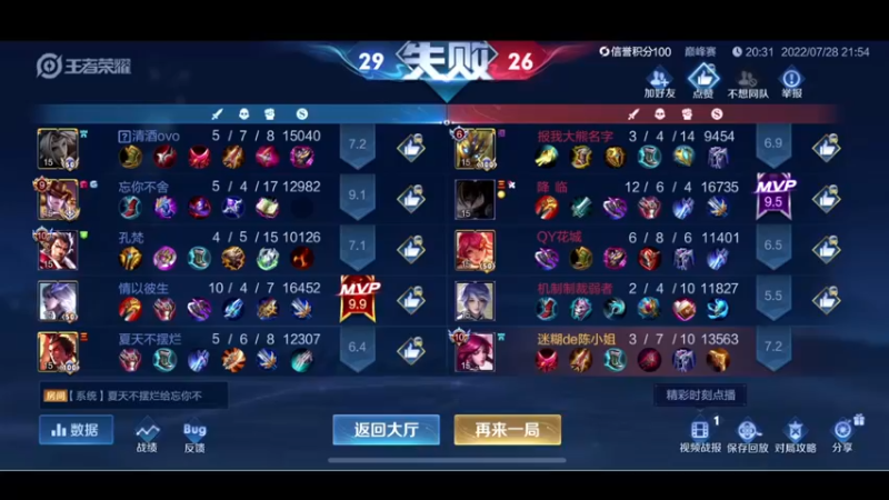 【2022-07-28 22点场】YTG夏天：如果加强一下伽罗会怎样