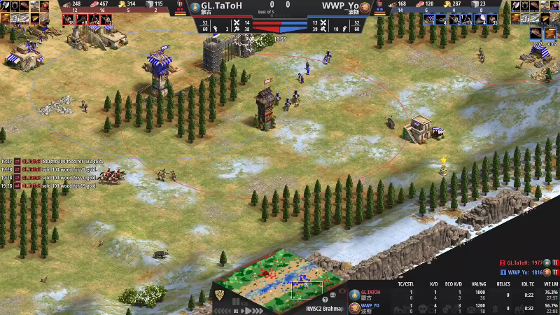 【怀旧游戏】帝国时代猜火车Yo的精彩时刻 20220730 00点场