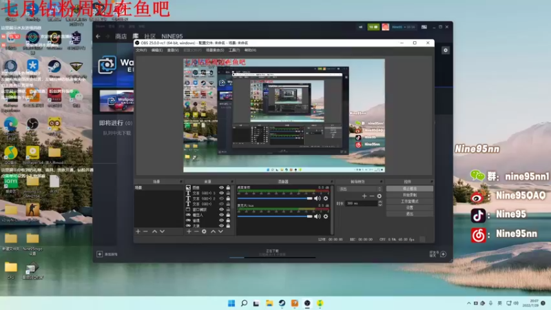 【2022-07-29 20点场】Nine95nn：【小5】小乐说S有手就行