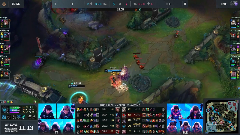 【英雄联盟】英雄联盟赛事的精彩时刻 20220730 01点场