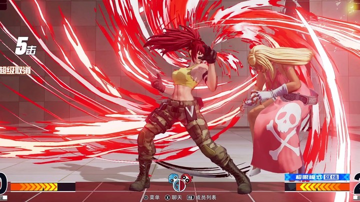 拳皇15：很久没见过这么凶猛的先锋克拉克了，优点是莽缺点是太莽了