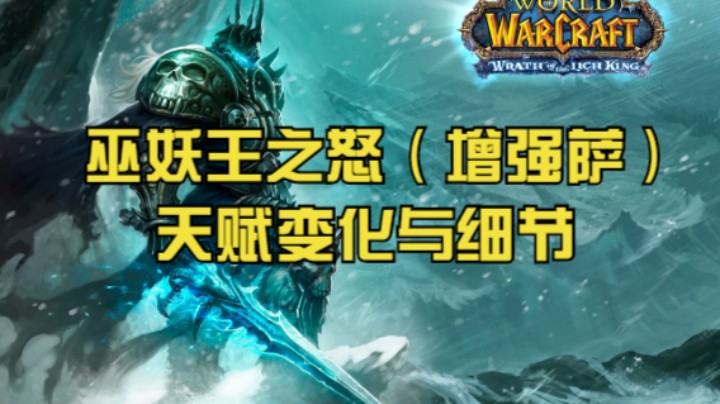 【魔兽雨神（佳琪）】WLK巫妖王之怒增强萨教学分享（叁）天赋变化与细节分享