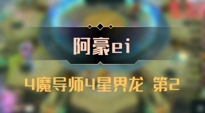 【阿豪ei】4魔导师4星界龙 第2