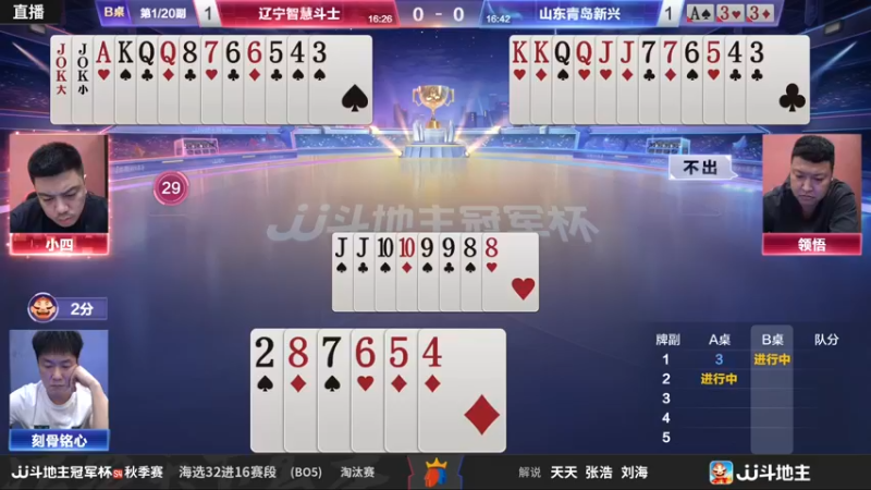 【2022-08-01 16点场】JJ斗地主官方：JJ斗地主冠军杯S4秋季赛海选