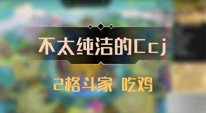 【不太纯洁的Ccj】2格斗家 吃鸡