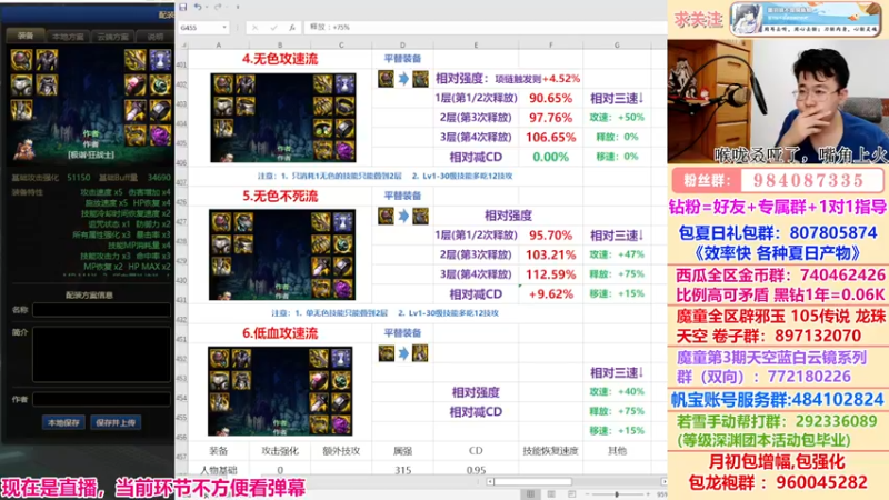 【2022-08-03 07点场】墨羽狼不是摸鱼娘：机械战神各流派搭配强度计算