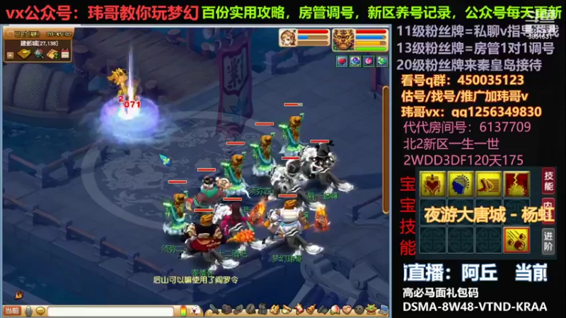 【2022-08-01 20点场】玮哥爱梦幻：一生一世120天175-送攻略