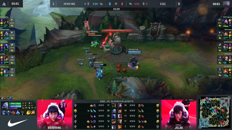 【英雄联盟】英雄联盟赛事的精彩时刻 20220805 00点场