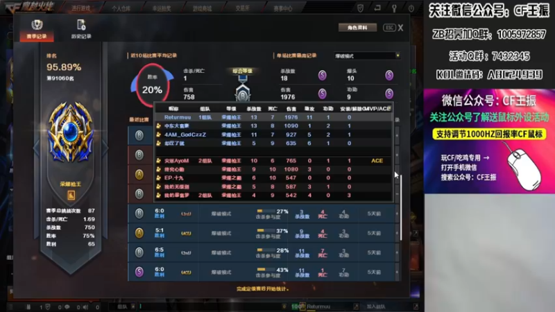 【2022-08-05 05点场】CF王振：最远的你们是我最近的爱`-`