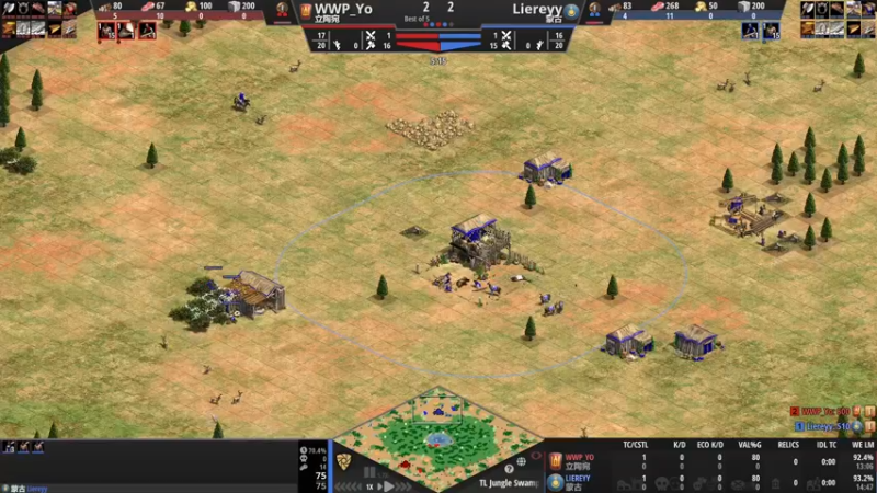 【2022-08-05 23点场】帝国时代猜火车Yo：10点白金联赛 VS 骚年