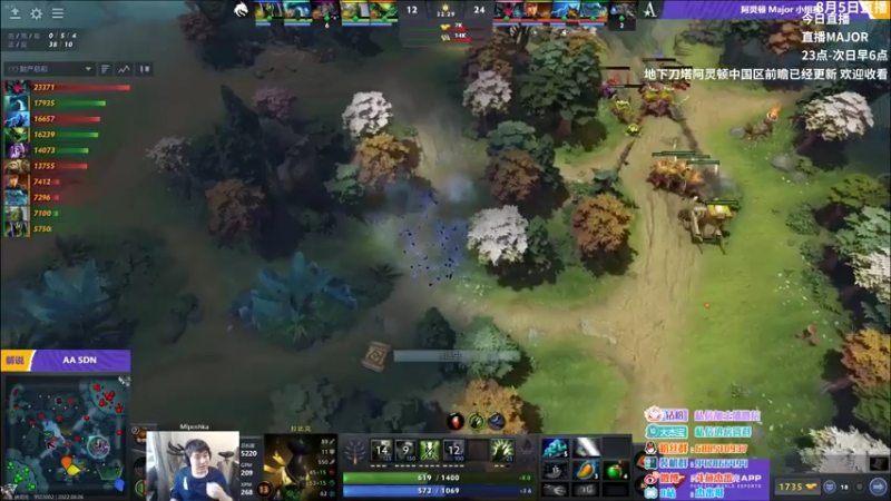 【2022-08-06 07点场】杰出哥：3点阿灵顿MAJOR LGD-FNC