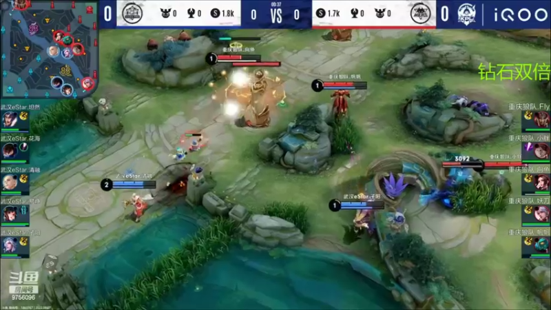 【2022-08-07 21点场】YTG丶落幕：钻石双倍重庆狼队 vs 武汉eStar