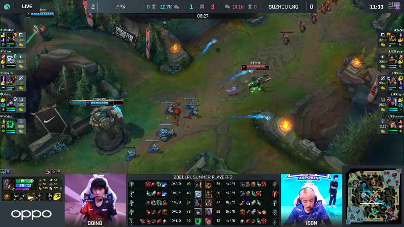 【英雄联盟】英雄联盟赛事的精彩时刻 20220807 00点场