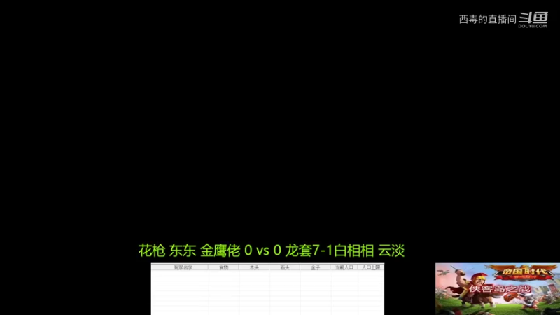 花枪组3：0龙套组