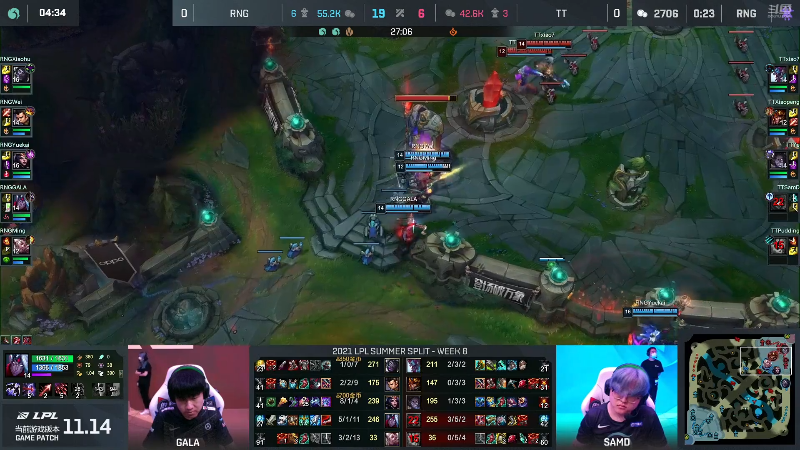 【英雄联盟】英雄联盟赛事的精彩时刻 20220808 11点场