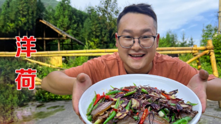 比折耳根还上头的洋荷，外省的朋友们吃过吗？