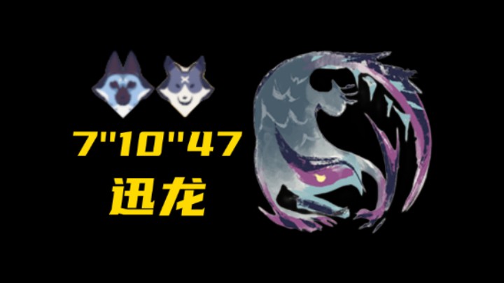 【怪猎曙光】猎人何须是猎人 双犬7&#39;&#39;10&#39;&#39;47迅龙