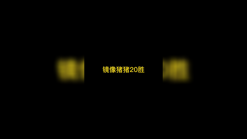 镜像猪猪20胜