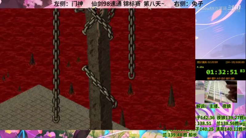 锦标赛108兔子139.57vs门神140.08d