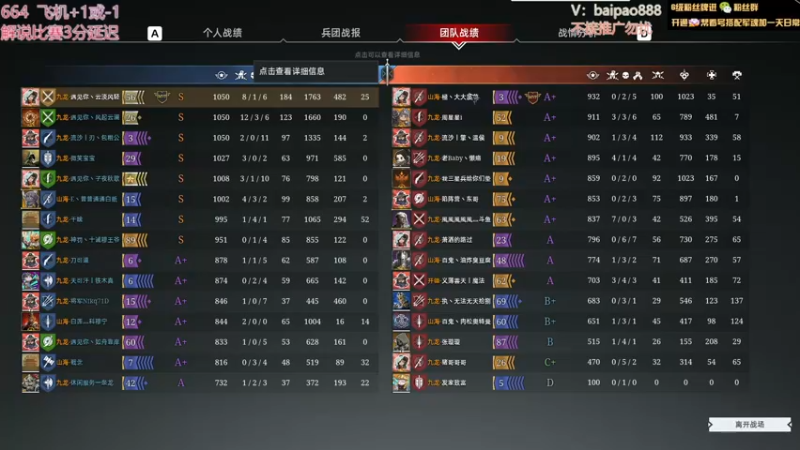 【2022-08-10 18点场】神罚丶白袍小将：战意第一深情