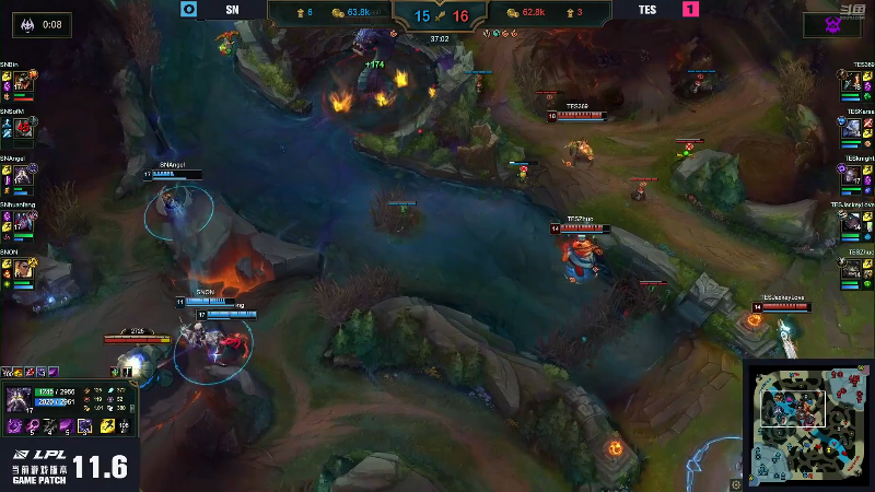 【英雄联盟】英雄联盟赛事的精彩时刻 20220814 00点场