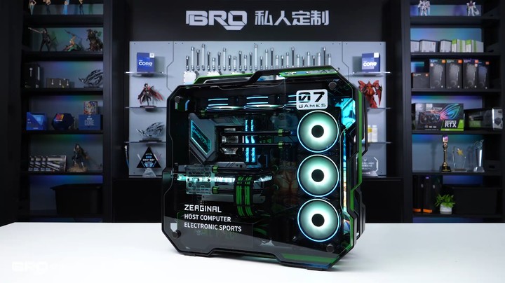 【BRO水冷私人定制】炽果07 索隆主题分体式水冷 方案展示