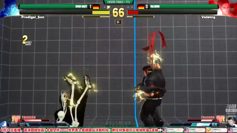 【2022-08-14 22点场】边哥BeenGor：直播：街霸5官方世界勇士赛中国赛区第二轮