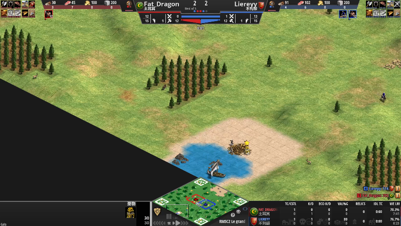 【怀旧游戏】帝国时代猜火车Yo的精彩时刻 20220815 00点场